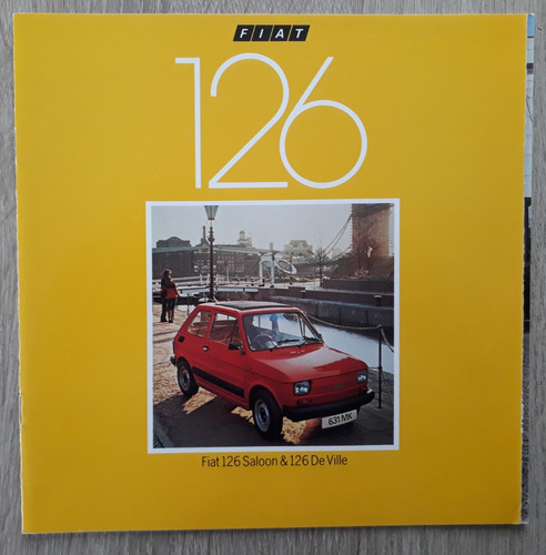 Brochure fiat 126 de - fiat, e