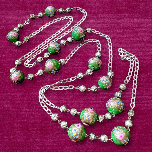 Collana art deco sautoir - sautoir, perle