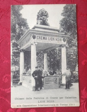 9176 ESPOSIZIONE INTERNAZIONALE DI TORINO CHIOSCO CREMA PER SCARPE LION NOIR