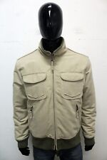 Armani Jeans Giubbotto Uomo Taglia 52 Giacca Beige Giubbino Invernale Jacket
