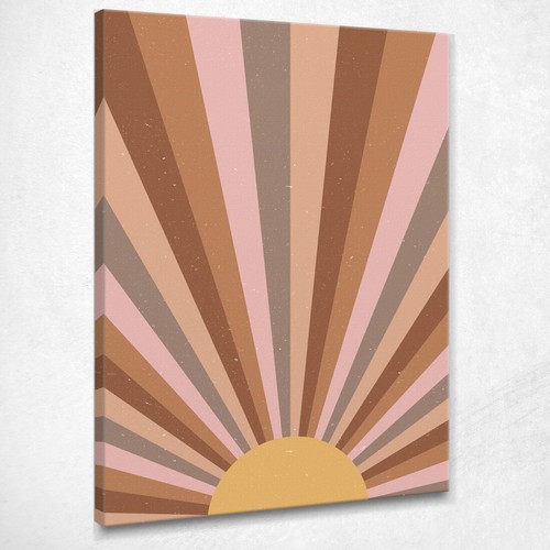 Quadro boho chic minimal raggi - quadro,