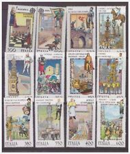 ITALIA 1981 / 1990 - FOLCLORE  ITALIANO  EMISSIONE COMPLETA  NUOVA  ** MNH