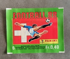 PANINI - FOOTBALL 88  SVIZZERA SWISS SWITZERLAND SUISSE - sealed packet