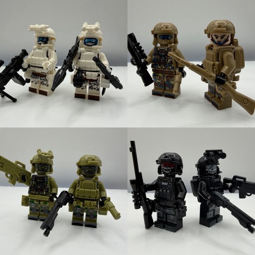 Nuove minifigure militari x24 - nuove,