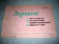 INGRESSI ANTICAMERE ATTACCAPANNI ARMADI GUARDAROBA RODOLFO VASIERI TRIESTE