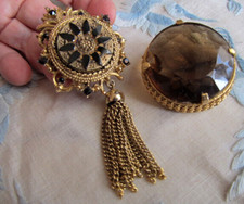 2 Antiche SPILLE INGLESI Anni '50 Splendide Pietre Originali Integre