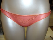 COMPLETO TRASPARENTE INTIMO RECOS SLIP REGGISENO VINTAGE ROSSO SEXY TG 4 - 80 