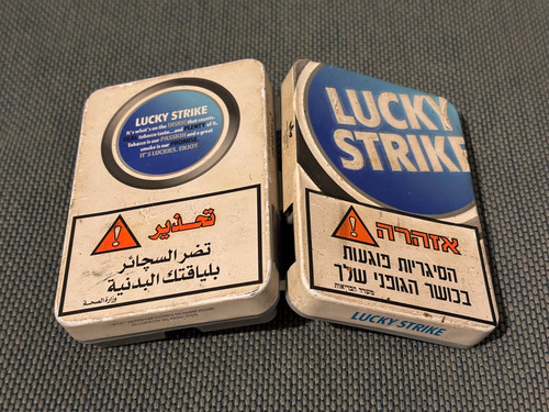 Portasigarette vintage lucky - portasigarette,