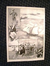 Rarissima stampa Le regate di