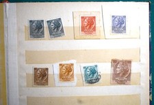 Lotto collezione francobolli in album italiani Repubblica e Regno