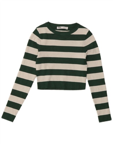 Zara donna crop top manica