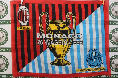 Bandiera calcio scarf milan - calcio,