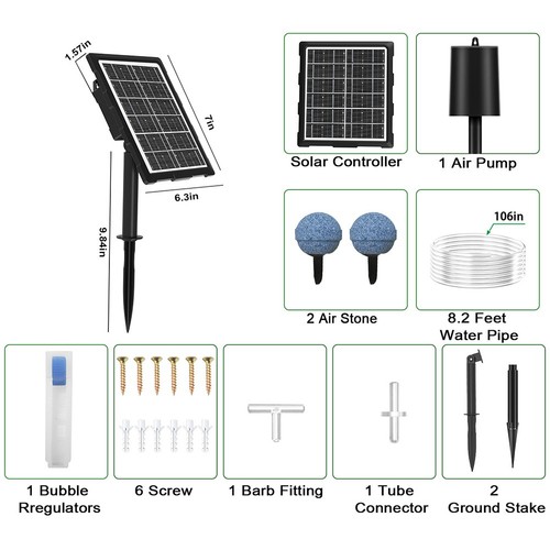 Aeratore solare per - , laghetto