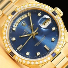 Rolex Uomo Day-Date 18038 Blu