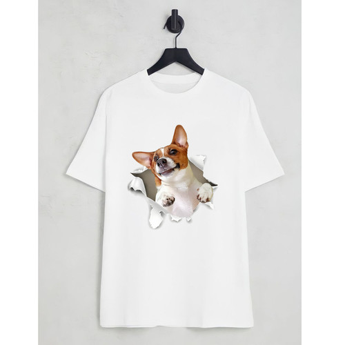 Shirt grafica jack russell - t-shirt,