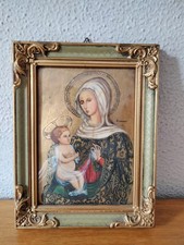 Piccolo Quadro Madonna Con Bambino Fondo Oro