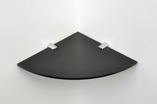 Mensola angolare nera da