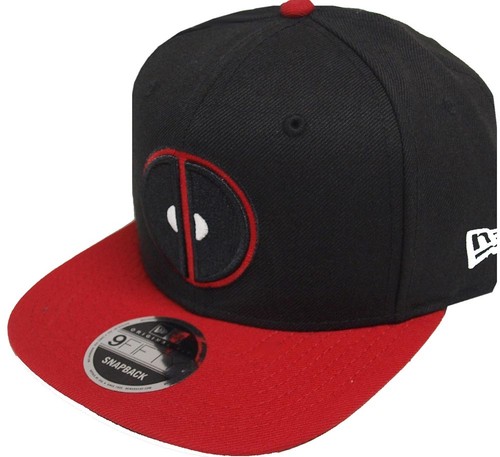 New era deadpool nero - nero, rosso