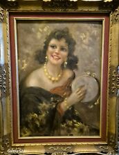 Maldarelli (NAPOLI 1885-1958) Olio Su Tavola 50×70