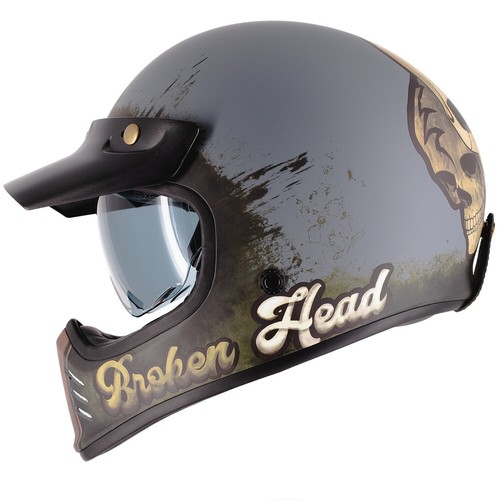 Casco retrò testa - , rotta