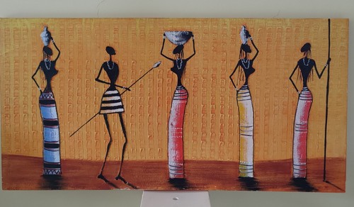Quadro tela africa - quadro,