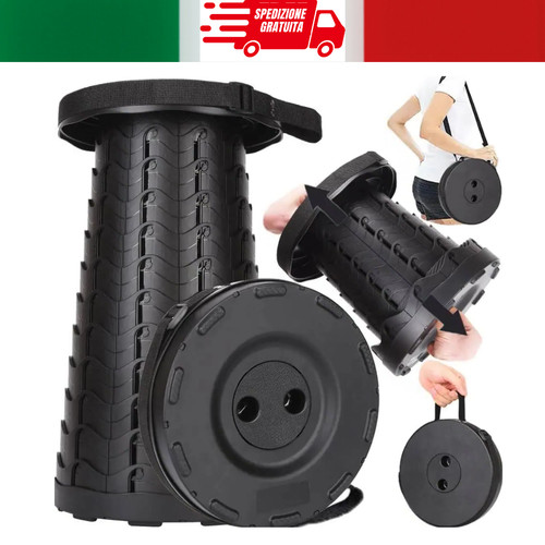 Sgabello pieghevole portatile - sgabello,