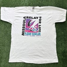 T Shirt Vintage Uomo XL Bianca