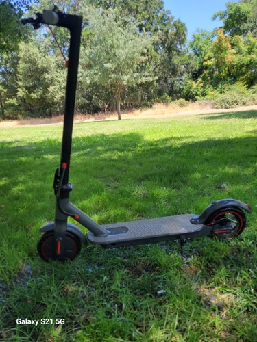 Electric scooter red black and - scooter,