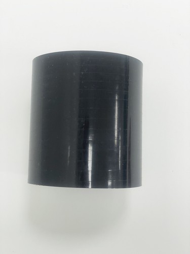Tubo dritto nero 65mm - 2,5", /