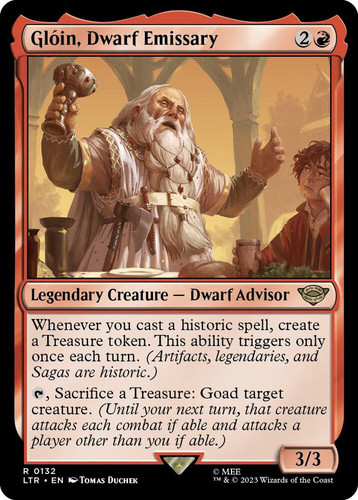 Mtg magic gloin dwarf - magic, gloin,