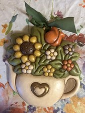 Thun Formella Teiera Con Tulipani,girasole E Fiori Fuori Produzione 