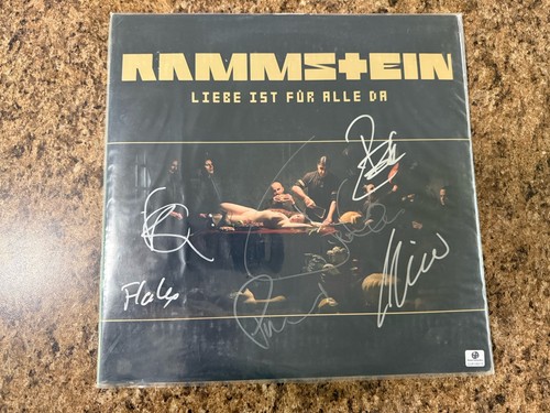 Album vinile autografato