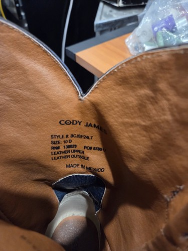 Stivali western cody james - western, blu