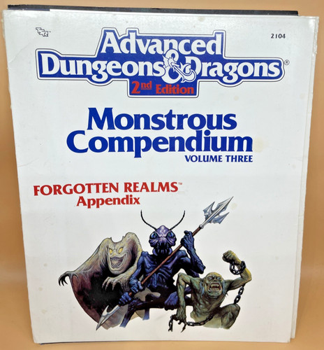 Compendio mostruoso - ad&d,