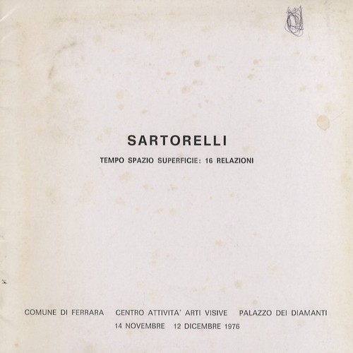 Sartorelli tempo spazio - sartorelli:,