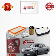 KIT TAGLIANDO FILTRI E OLIO MERCEDES CLASSE E 200 K W210 120KW 163CV 2003 ->