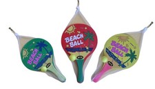 Racchette Beach da spiaggia in legno racchettoni da mare con pallina morbida