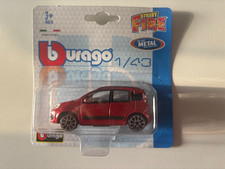 Fiat Panda Rossa 1/43 Blister Burago - Spedizione Gratuita