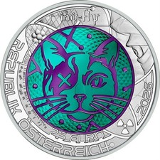 Moneta 25 euro fisica