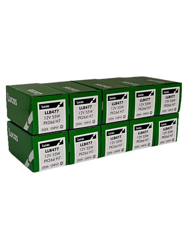 20x lucas llb477 lampadine - 20x, h7