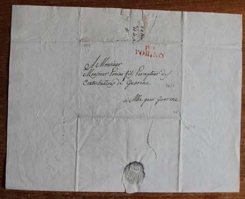 1829 sardegna lettera - r.sardegna,
