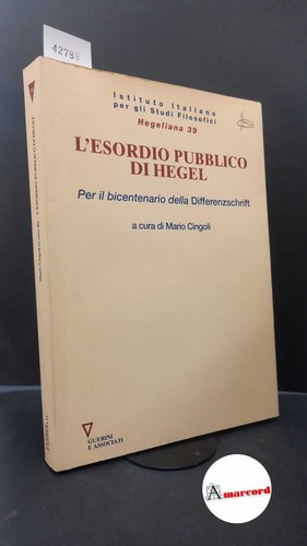 Cingoli mario l esordio - mario., l'esordio