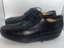 Scarpe Oxford stringate uomo 9 9,5 taglia 43 MBT Kabisa nere in pelle nappa 400245-03