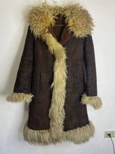 Cappotto lungo shearling