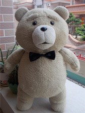 Nuovo Ted 2 film Ted l'orso cravatta fiocco nero peluche bambola giocattolo morbido