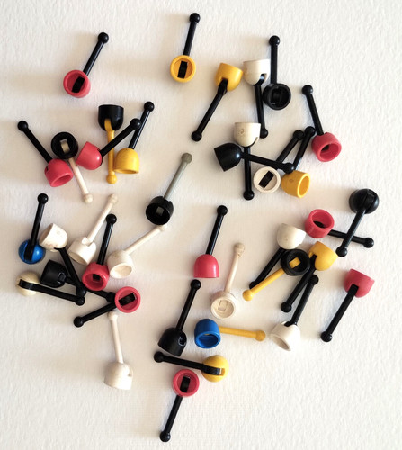 Lego set 38x antenne miste - set,