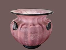 GRANDE VASO MURANO SCAVO ORIGINALE 1960 VINTAGE PERFETTO COLLECTIBLE