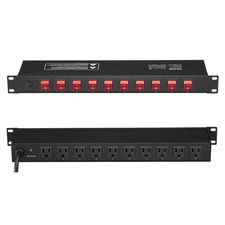 19" 1U PDU 10 Outlets Rack