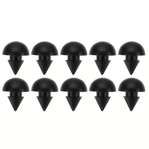 Paraurti gomma 10pz nero - gomma,