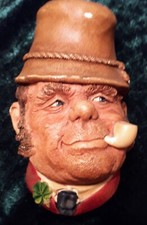 Paddy - Vintage Bosson Chalkware Head - Good Condition - See Photos.
